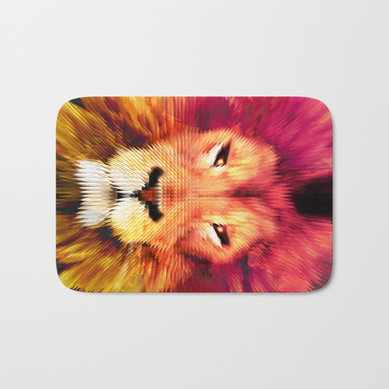 BIG CAT LION Bath Mat