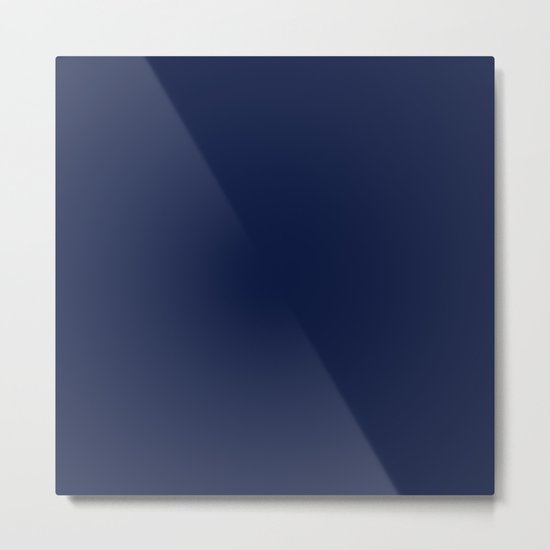 Simply Nautical Navy Metal Print