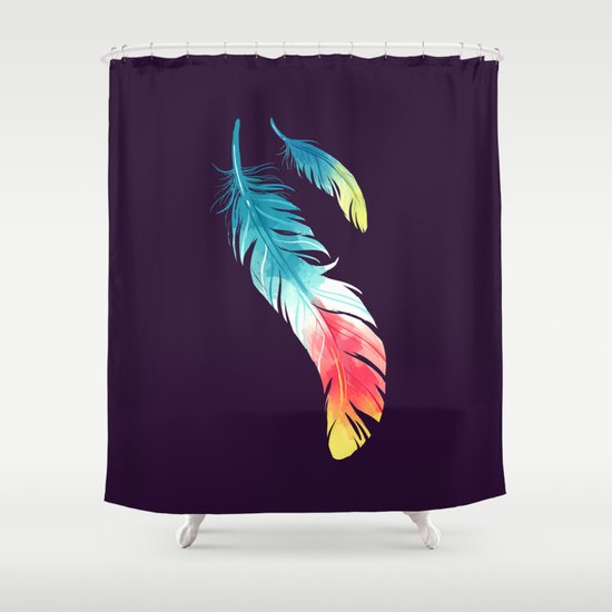 Feather Shower Curtain