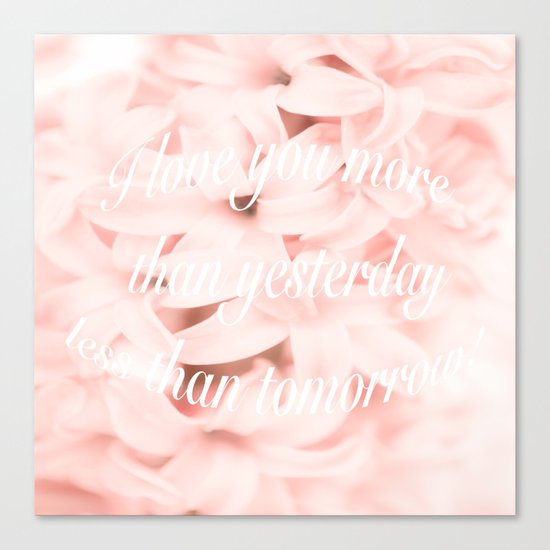 Be my Valentine... Canvas Print