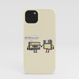 The Obsoletes (Retro Floppy Disk Cassette Tape) iPhone Case
