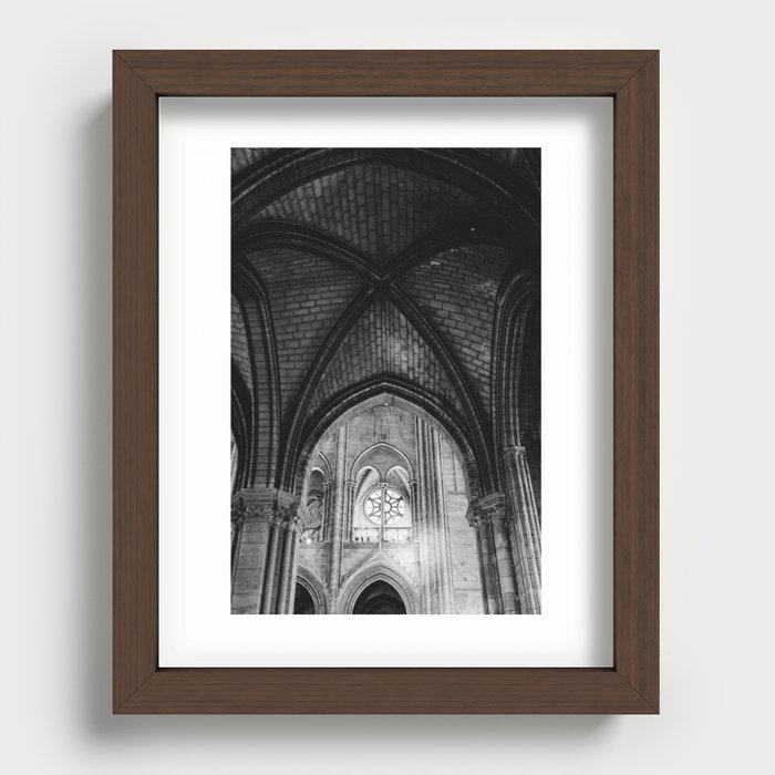 Notre-Dame de Paris Interior Recessed Framed Print