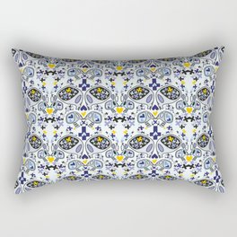 Loving Skulls Pattern Rectangular Pillow