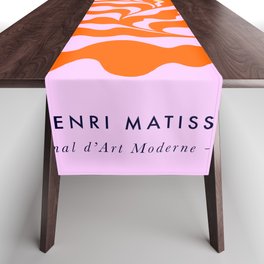 Matisse cut-outs - Pink & Orange Leaf on Sun Table Runner