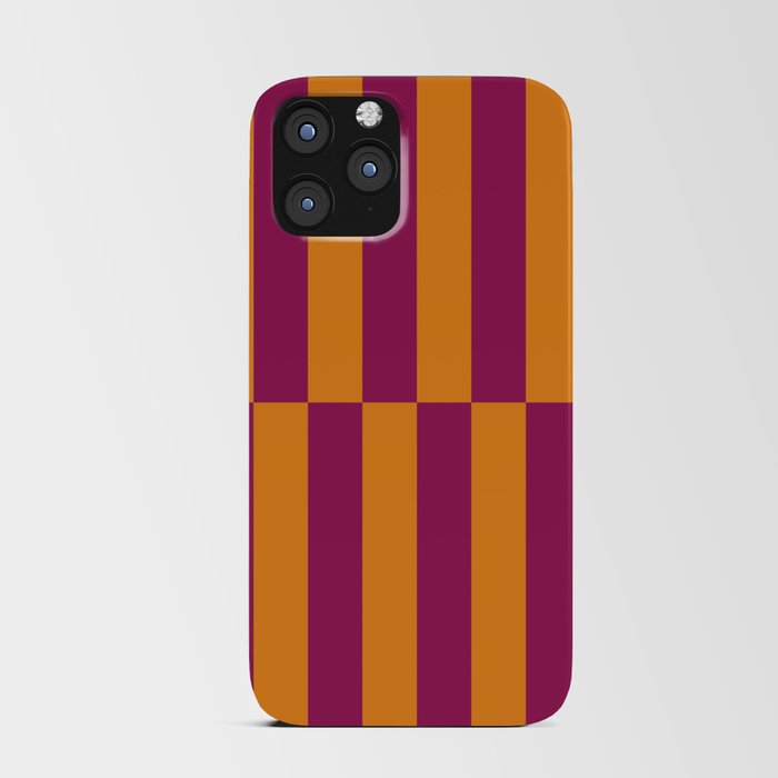 Strippy - Mango and Dark Orchid iPhone Card Case