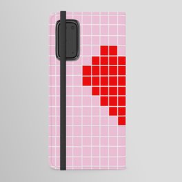 Heart and love 42 - version pixel art Android Wallet Case