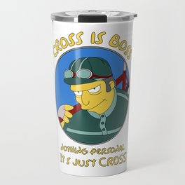 Cross is Boss Travel Mug