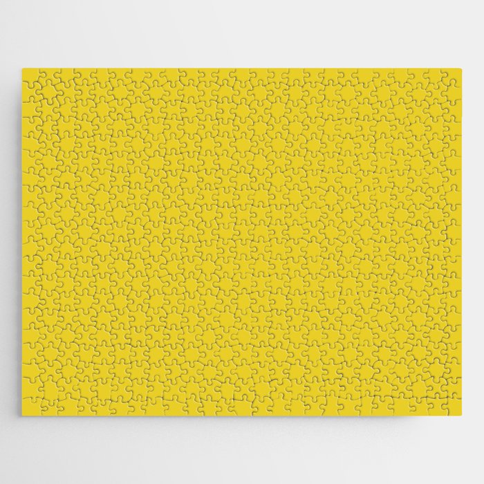 Lemon Gelato Yellow Jigsaw Puzzle