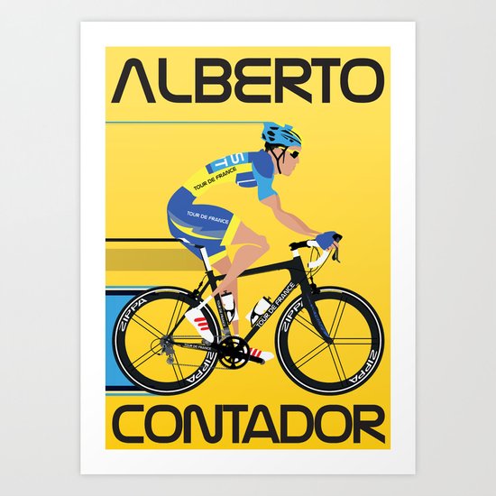Alberto Contador Art Print