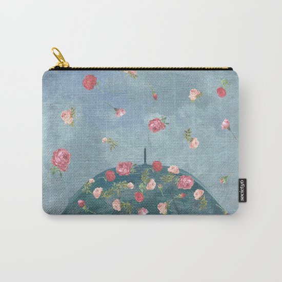 I Wished for a Rose Rain for You Carry-All Pouch
