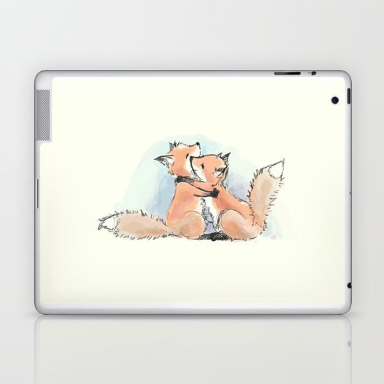 foxes in love Laptop & iPad Skin