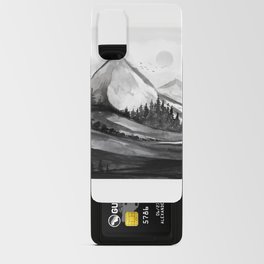 Black and white landscape 4 Android Card Case