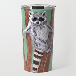 Yo ! Raccoon on the Tree Drawings Edition 1 Travel Mug