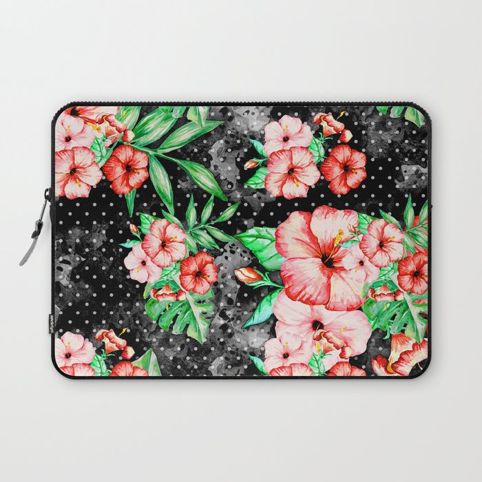Colorful Hibiscus Laptop Sleeve