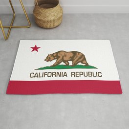 California flag - Californian Flag Area & Throw Rug