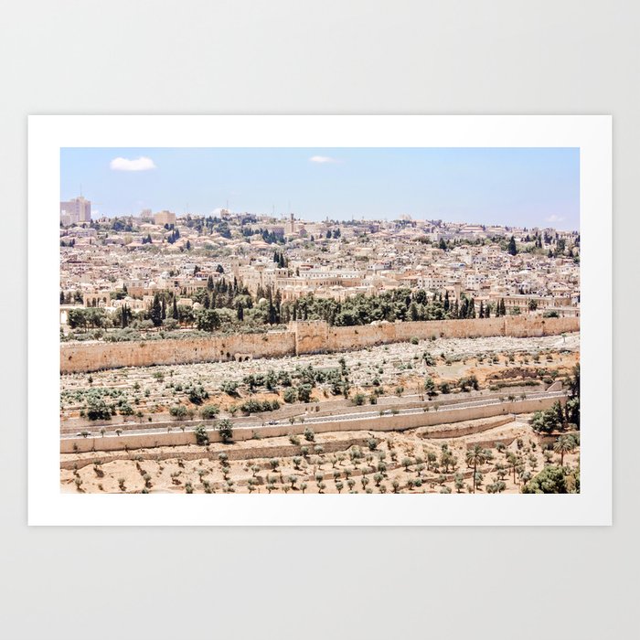 Israel No. 1 Jerusalem Travel Photography Art Print
