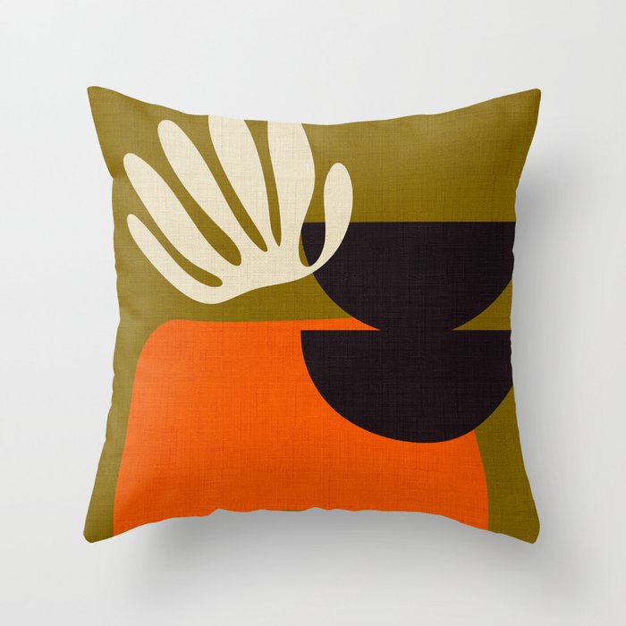matisse cutout shapes Throw Pillow by Ana Rut Bre Fine Art Society6
