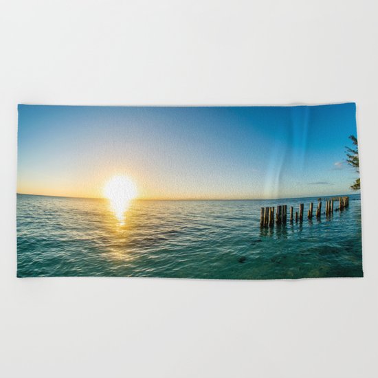Belize Sunset Beach Towel