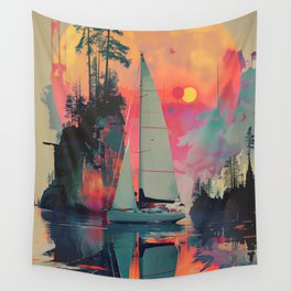 Unchartered Sailing Wall Tapestry