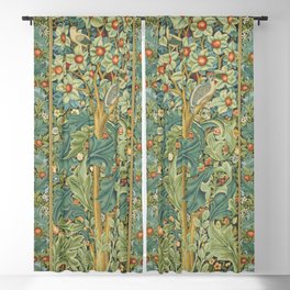William Morris The Woodpecker Blackout Curtain