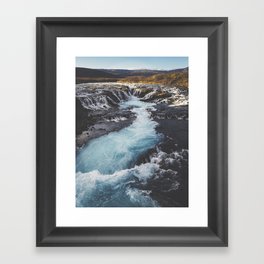 Bruarfoss, Golden Circle, Iceland Framed Art Print