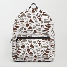 Okapi Spotted Pattern ~ Native Brown Palette Backpack