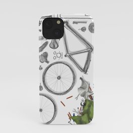 a bike's flatlay iPhone Case
