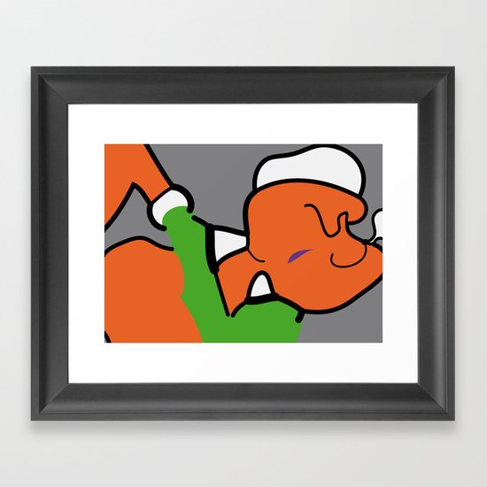 POPeye Framed Art Print