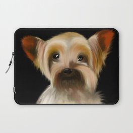 Yorkshire Terrier Puppy Custom Lapotp Sleeves Bags 13 Art Printing Twin Sides