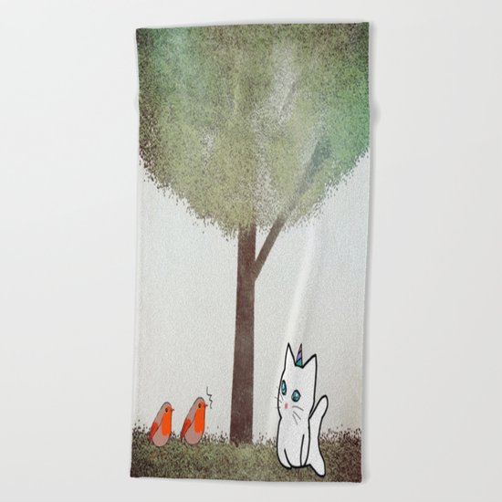cat-17 Beach Towel