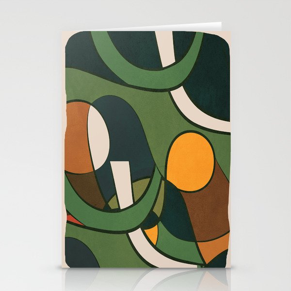 Abstract Line 23 Stationery Cards