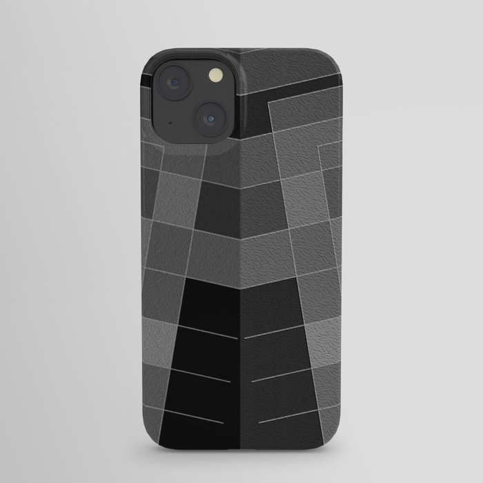 Grey H and double ... iPhone Case