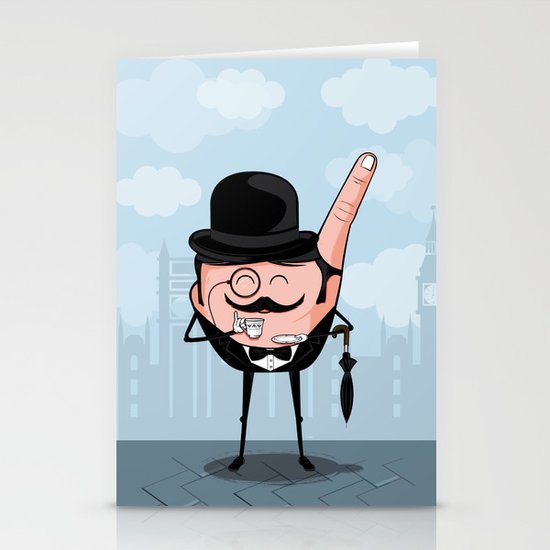 Sir Pinky Stationery Cards