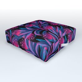 Pohutukawa - Pink / Blue Outdoor Floor Cushion