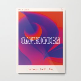 Astrogradient : Capricorn Metal Print