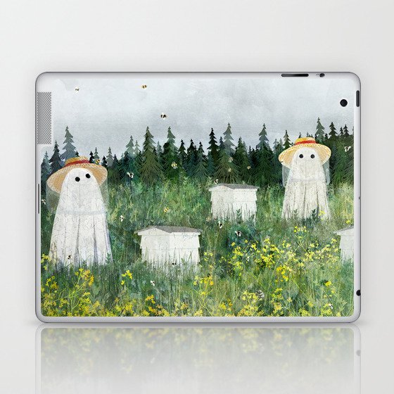 There's Ghosts By The Apiary Again... Laptop & iPad Skin
