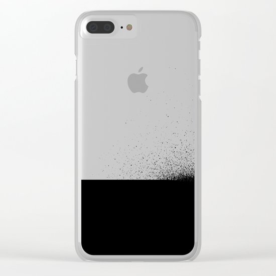 black 00 Clear iPhone Case