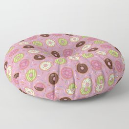 Doughnut Pattern Floor Pillow