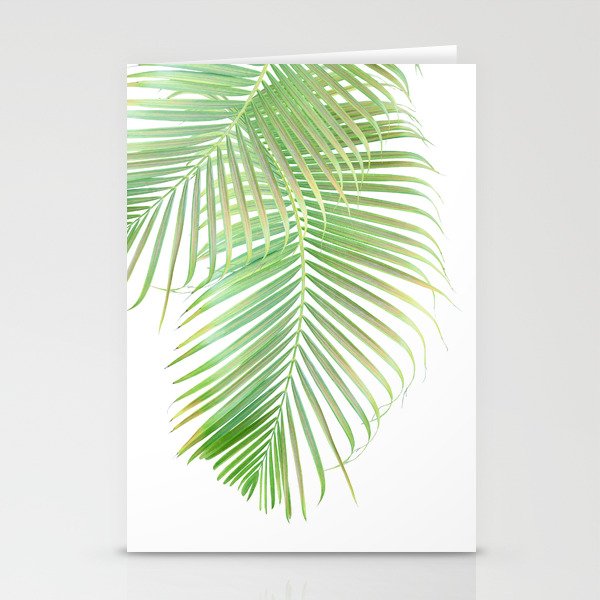Palm Leaf Delicado #1 #tropical #wall #art #society6 Stationery Cards