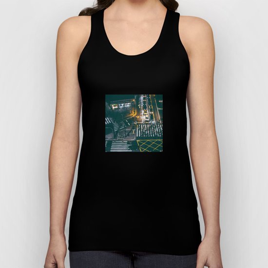 Night walking street 4 Unisex Tank Top