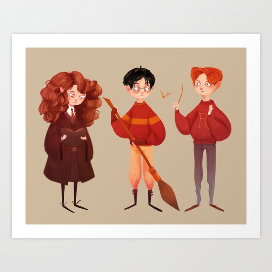 Friendship and Bravery Art Print