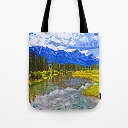 Canadian Rockies - Canmore, Alberta Tote Bag