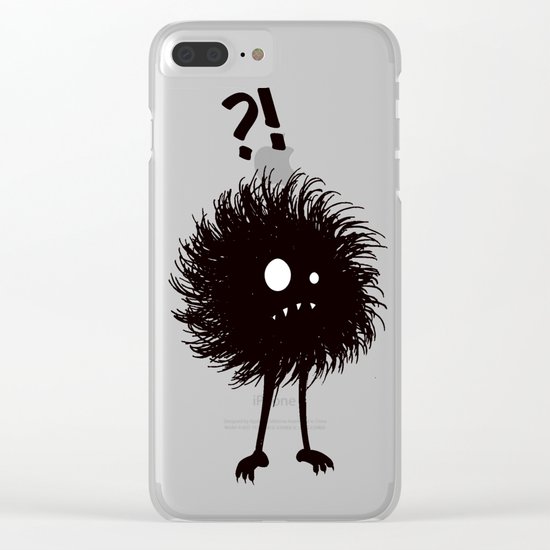 Evil Bug Wondering Clear iPhone Case