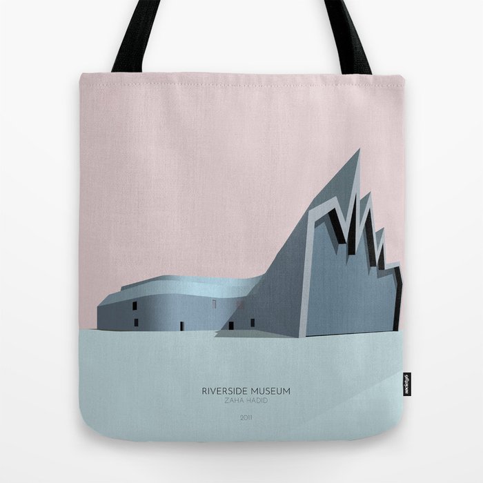Riverside Museum Zaha Hadid Tote Bag by the_conceptist