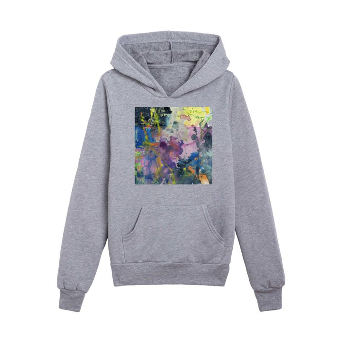 abstract universe N.o 4 Kids Pullover Hoodie