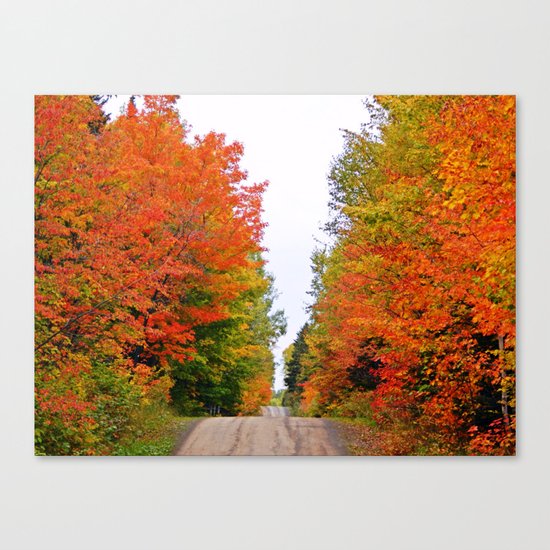 Rolling Through the Hills of Autumn Canvas Print