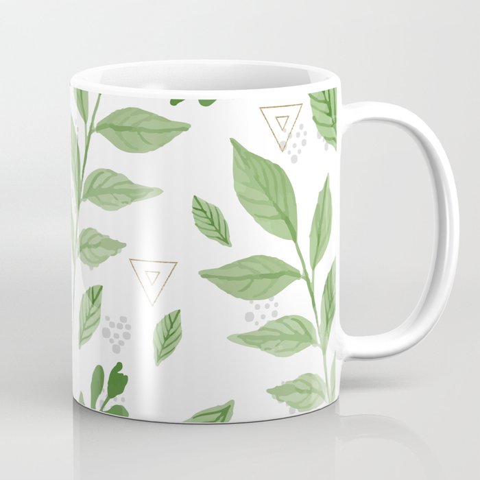 Plants with triangles Coffee Mug