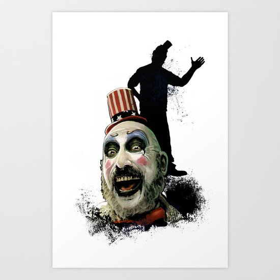 Captain Spaulding: Monster Madness Series Art Print
