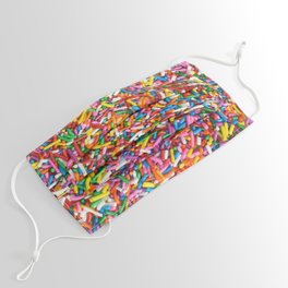 Rainbow Sprinkles Sweet Candy Colorful Face Mask