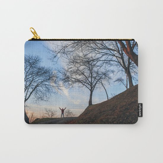 Silhouette at sunset Carry-All Pouch